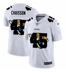 Jacksonville Jaguars 45 K 27Lavon Chaisson White Men Nike Team Logo Dual Overlap Limited NFL Jersey Jacksonville Jaguars 45 K 27Lavon Chaisson White Men Nike Team Logo Dual Overlap Limited NFL Jersey