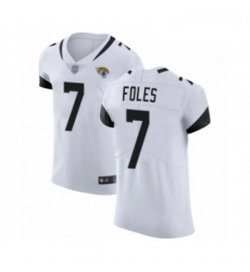 Men Jacksonville Jaguars 7 Nick Foles White Vapor Untouchable Elite Player Football Jersey Men Jacksonville Jaguars 7 Nick Foles White Vapor Untouchable Elite Player Football Jersey