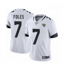 Men Jacksonville Jaguars 7 Nick Foles White Vapor Untouchable Limited Player Football Jersey Men Jacksonville Jaguars 7 Nick Foles White Vapor Untouchable Limited Player Football Jersey