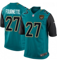 Men Nike Jacksonville Jaguars 27 Leonard Fournette Game Teal Green Team Color NFL Jersey Men Nike Jacksonville Jaguars 27 Leonard Fournette Game Teal Green Team Color NFL Jersey