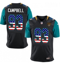 Men Nike Jacksonville Jaguars 93 Calais Campbell Elite Black Alternate USA Flag Fashion NFL Jersey Men Nike Jacksonville Jaguars 93 Calais Campbell Elite Black Alternate USA Flag Fashion NFL Jersey