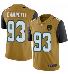 Men Nike Jacksonville Jaguars 93 Calais Campbell Limited Gold Rush Vapor Untouchable NFL Jersey Men Nike Jacksonville Jaguars 93 Calais Campbell Limited Gold Rush Vapor Untouchable NFL Jersey