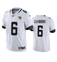 Men's Jacksonville Jaguars #6 Chris Claybrooks White Vapor Untouchable Limited Stitched Jersey Men's Jacksonville Jaguars #6 Chris Claybrooks White Vapor Untouchable Limited Stitched Jersey