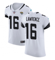 Nike Jacksonville Jaguars 16 Trevor Lawrence White Men Stitched NFL New Elite Jersey Nike Jacksonville Jaguars 16 Trevor Lawrence White Men Stitched NFL New Elite Jersey