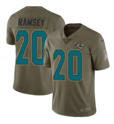 Nike Jaguars #20 Jalen Ramsey Olive Mens Stitched NFL Limited 2017 Salute to Service Jersey Nike Jaguars #20 Jalen Ramsey Olive Mens Stitched NFL Limited 2017 Salute to Service Jersey