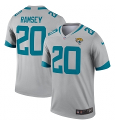 Nike Jaguars 20 Jalen Ramsey Silver Inverted Legend Jersey Nike Jaguars 20 Jalen Ramsey Silver Inverted Legend Jersey