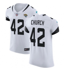 Nike Jaguars #42 Barry Church White Mens Stitched NFL Vapor Untouchable Elite Jersey Nike Jaguars #42 Barry Church White Mens Stitched NFL Vapor Untouchable Elite Jersey