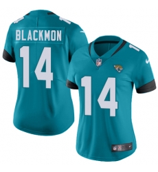 Nike Jaguars #14 Justin Blackmon Teal Green Team Color Womens Stitched NFL Vapor Untouchable Limited Jersey Nike Jaguars #14 Justin Blackmon Teal Green Team Color Womens Stitched NFL Vapor Untouchable Limited Jersey