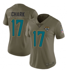 Nike Jaguars #17 DJ Chark Olive Womens Stitched NFL Limited 2017 Salute to Service Jersey Nike Jaguars #17 DJ Chark Olive Womens Stitched NFL Limited 2017 Salute to Service Jersey