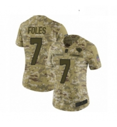 Womens Jacksonville Jaguars 7 Nick Foles Limited Camo 2018 Salute to Service Football Jersey Womens Jacksonville Jaguars 7 Nick Foles Limited Camo 2018 Salute to Service Football Jersey