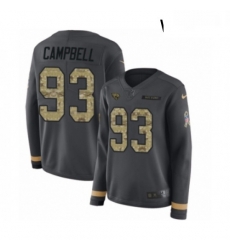 Womens Nike Jacksonville Jaguars 93 Calais Campbell Limited Black Salute to Service Therma Long Sleeve NFL Jersey Womens Nike Jacksonville Jaguars 93 Calais Campbell Limited Black Salute to Service Therma Long Sleeve NFL Jersey