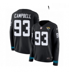 Womens Nike Jacksonville Jaguars 93 Calais Campbell Limited Black Therma Long Sleeve NFL Jersey Womens Nike Jacksonville Jaguars 93 Calais Campbell Limited Black Therma Long Sleeve NFL Jersey