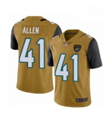 Youth Jacksonville Jaguars 41 Josh Allen Limited Gold Rush Vapor Untouchable Football Jersey Youth Jacksonville Jaguars 41 Josh Allen Limited Gold Rush Vapor Untouchable Football Jersey