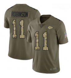 Chiefs 11 Demarcus Robinson Olive Camo Men Stitched Football Limited 2017 Salute To Service Jersey Chiefs 11 Demarcus Robinson Olive Camo Men Stitched Football Limited 2017 Salute To Service Jersey