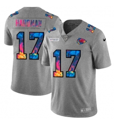 Kansas City Chiefs 17 Mecole Hardman Men Nike Multi Color 2020 NFL Crucial Catch NFL Jersey Greyheather Kansas City Chiefs 17 Mecole Hardman Men Nike Multi Color 2020 NFL Crucial Catch NFL Jersey Greyheather