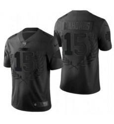 Men Kansas City Chiefs 15 Patrick Mahomes All Black Nike Limited NFL Jersey Men Kansas City Chiefs 15 Patrick Mahomes All Black Nike Limited NFL Jersey