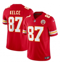 Men Kansas City Chiefs 87 Travis Kelce Red 2023 F U S E Vapor Untouchable Limited Stitched Jersey Men Kansas City Chiefs 87 Travis Kelce Red 2023 F U S E Vapor Untouchable Limited Stitched Jersey