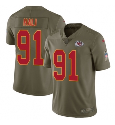 Nike Chiefs #91 Tamba Hali Olive Mens Stitched NFL Limited 2017 Salute to Service Jersey Nike Chiefs #91 Tamba Hali Olive Mens Stitched NFL Limited 2017 Salute to Service Jersey