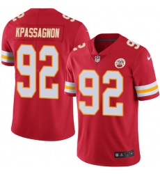 Nike Chiefs #92 Tanoh Kpassagnon Red Team Color Mens Stitched NFL Vapor Untouchable Limited Jersey Nike Chiefs #92 Tanoh Kpassagnon Red Team Color Mens Stitched NFL Vapor Untouchable Limited Jersey
