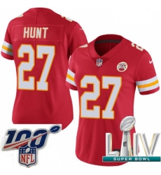 2020 Super Bowl LIV Women Nike Kansas City Chiefs #27 Kareem Hunt Red Team Color Vapor Untouchable Limited Player NFL Jersey 2020 Super Bowl LIV Women Nike Kansas City Chiefs #27 Kareem Hunt Red Team Color Vapor Untouchable Limited Player NFL Jersey