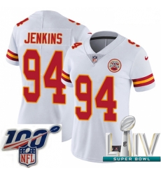 2020 Super Bowl LIV Women Nike Kansas City Chiefs #94 Jarvis Jenkins White Vapor Untouchable Limited Player NFL Jersey 2020 Super Bowl LIV Women Nike Kansas City Chiefs #94 Jarvis Jenkins White Vapor Untouchable Limited Player NFL Jersey