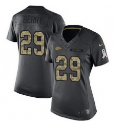 Nike Chiefs #29 Eric Berry Black Womens Stitched NFL Limited 2016 Salute to Service Jersey Nike Chiefs #29 Eric Berry Black Womens Stitched NFL Limited 2016 Salute to Service Jersey