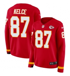 Nike Chiefs #87 Travis Kelce Red Team Color Women Stitched NFL Nike Chiefs #87 Travis Kelce Red Team Color Women Stitched NFL