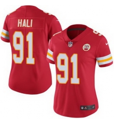 Nike Chiefs #91 Tamba Hali Red Womens Stitched NFL Limited Rush Jersey Nike Chiefs #91 Tamba Hali Red Womens Stitched NFL Limited Rush Jersey