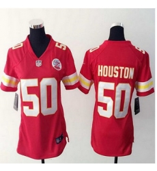Women NEW Chiefs #50 Justin Houston Red Team Color Stitched NFL Elite Jersey Women NEW Chiefs #50 Justin Houston Red Team Color Stitched NFL Elite Jersey