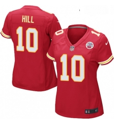 Womens Nike Kansas City Chiefs 10 Tyreek Hill Game Red Team Color NFL Jersey Womens Nike Kansas City Chiefs 10 Tyreek Hill Game Red Team Color NFL Jersey