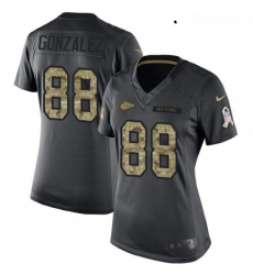 Womens Nike Kansas City Chiefs 88 Tony Gonzalez Limited Black 2016 Salute to Service NFL Jersey Womens Nike Kansas City Chiefs 88 Tony Gonzalez Limited Black 2016 Salute to Service NFL Jersey