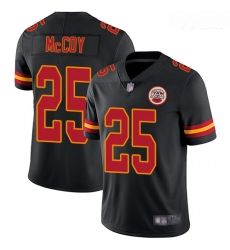 Chiefs #25 LeSean McCoy Black Youth Stitched Football Limited Rush Jersey Chiefs #25 LeSean McCoy Black Youth Stitched Football Limited Rush Jersey