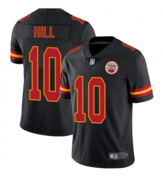 Nike Chiefs #10 Tyreek Hill Black Youth Stitched NFL Limited Rush Jersey Nike Chiefs #10 Tyreek Hill Black Youth Stitched NFL Limited Rush Jersey