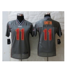 Nike Youth Kansas City Chiefs #11 Smith Grey Jerseys(Vapor) Nike Youth Kansas City Chiefs #11 Smith Grey Jerseys(Vapor)