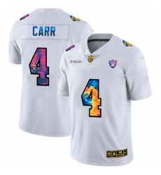 Las Vegas Raiders 4 Derek Carr Men White Nike Multi Color 2020 NFL Crucial Catch Limited NFL Jersey Las Vegas Raiders 4 Derek Carr Men White Nike Multi Color 2020 NFL Crucial Catch Limited NFL Jersey