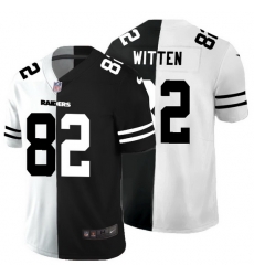 Las Vegas Raiders 82 Jason Witten Men Black V White Peace Split Nike Vapor Untouchable Limited NFL Jersey Las Vegas Raiders 82 Jason Witten Men Black V White Peace Split Nike Vapor Untouchable Limited NFL Jersey