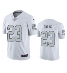 Men Las Vegas Raiders 23 Kenyan Drake Color Rush Limited White Nike Jersey Men Las Vegas Raiders 23 Kenyan Drake Color Rush Limited White Nike Jersey