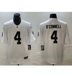 Men Las Vegas Raiders 4 Aidan O 27Connell White Vapor Untouchable Stitched Football Jersey Men Las Vegas Raiders 4 Aidan O 27Connell White Vapor Untouchable Stitched Football Jersey