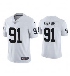 Men Las Vegas Raiders 91 Yannick Ngakoue Vapor Limited White Jersey Men Las Vegas Raiders 91 Yannick Ngakoue Vapor Limited White Jersey