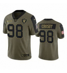 Men's Maxx Crosby Las Vegas Raiders 2021-22 Salute To Service Jersey Men's Maxx Crosby Las Vegas Raiders 2021-22 Salute To Service Jersey