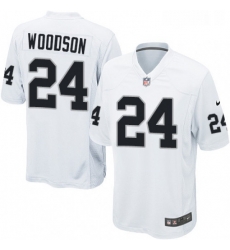 Mens Nike Oakland Raiders 24 Charles Woodson Game White NFL Jersey Mens Nike Oakland Raiders 24 Charles Woodson Game White NFL Jersey