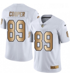Mens Nike Oakland Raiders 89 Amari Cooper Limited WhiteGold Rush NFL Jersey Mens Nike Oakland Raiders 89 Amari Cooper Limited WhiteGold Rush NFL Jersey