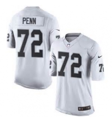 Mens Oakland Raiders 72 Penn White Team Color 2015 NFL Nike Elite Jersey Mens Oakland Raiders 72 Penn White Team Color 2015 NFL Nike Elite Jersey