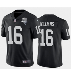 Men's Oakland Raiders Black #16 Tyrell Williams 2020 Inaugural Season Vapor Limited Stitched NFL Jersey Men's Oakland Raiders Black #16 Tyrell Williams 2020 Inaugural Season Vapor Limited Stitched NFL Jersey