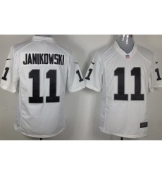 Nike Oakland Raiders 11 Sebastian Janikowski White Game NFL Jersey Nike Oakland Raiders 11 Sebastian Janikowski White Game NFL Jersey