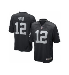 Nike Oakland Raiders 12 Jacoby Ford Black Game NFL Jersey Nike Oakland Raiders 12 Jacoby Ford Black Game NFL Jersey