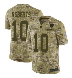 Nike Raiders #10 Seth Roberts Camo Mens Stitched NFL Limited 2018 Salute To Service Jersey Nike Raiders #10 Seth Roberts Camo Mens Stitched NFL Limited 2018 Salute To Service Jersey