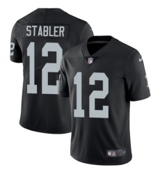 Nike Raiders #12 Kenny Stabler Black Team Color Mens Stitched NFL Vapor Untouchable Limited Jersey Nike Raiders #12 Kenny Stabler Black Team Color Mens Stitched NFL Vapor Untouchable Limited Jersey