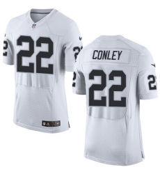 Nike Raiders #22 Gareon Conley White Mens Stitched NFL New Elite Jersey Nike Raiders #22 Gareon Conley White Mens Stitched NFL New Elite Jersey