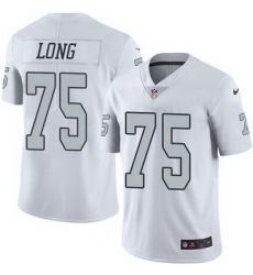 Nike Raiders #75 Howie Long White Mens Stitched NFL Limited Rush Jersey Nike Raiders #75 Howie Long White Mens Stitched NFL Limited Rush Jersey